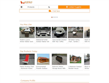Tablet Screenshot of outdoorrattan-furniture.com